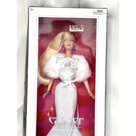 2004 Zodiac Cancer Barbie C6243 Pink Label Mattel Collector – NRFB - Picture 3 of 8